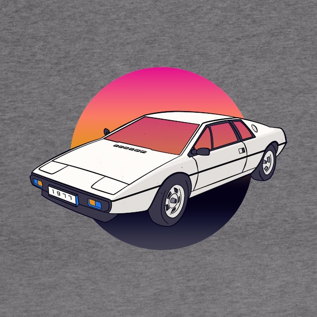 the vaporwave car of the future by sbsiceland